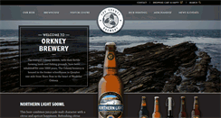 Desktop Screenshot of orkneybrewery.co.uk